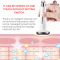 Cenocco Beauty Magnetisches Mikrovibrations-Gesichtsmassagegerät mit LED